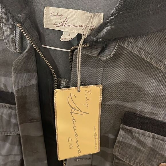 NWT Vintage Havana - Layered Camo jacket - Picture 3 of 3